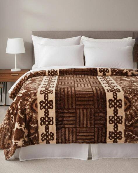 DHROHAR Printed Double Blanket 210 GSM