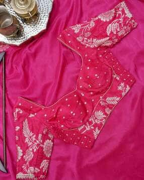 Self Design Back Open Blouse-image-17