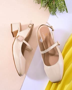 Women Square-Toe Slingback Heels with Velvet Upper-image-20