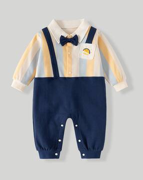 Striped Full-Sleeve Regular Bodysuit-image-40