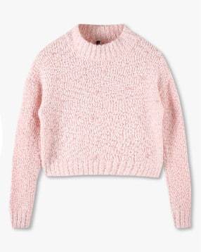 rio girls Girls Knitted High-Neck Sweatshirt-picture-38