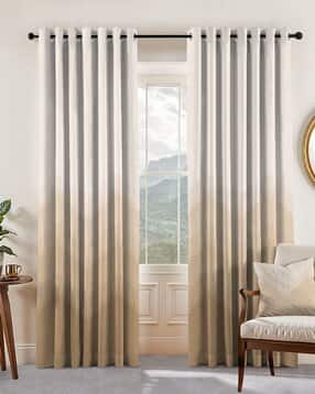 Pack of 2 Printed Blackout Door Curtains 