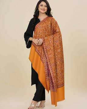 indie picks Winter Indian Work Shawl-picture-27