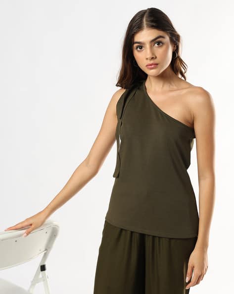 Buda Jeans Co Women One-Shoulder Top