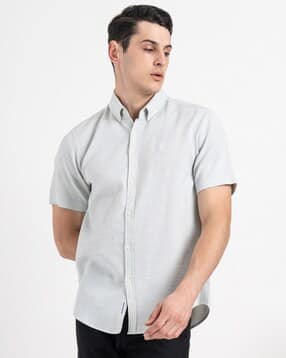 red tape Men Regular Fit Shirt with Button-Down Collar-picture-15