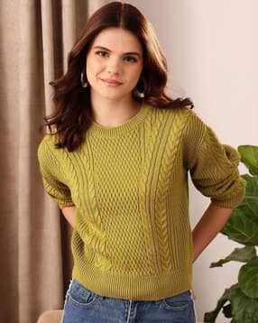 street9 Women Knitted Pullover with Ribbed-Hem-picture-13