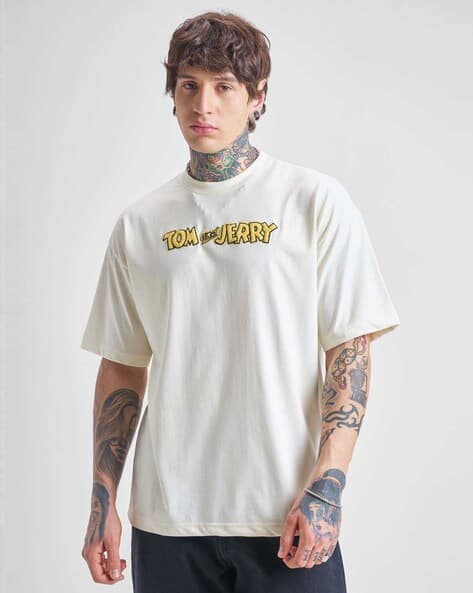 Super Store By Highlander Men Printed Oversized Fit T-Shirt