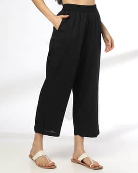 Women Narrow Palazzo with Schiffli