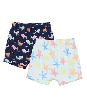 mini klub Girls Pack Of 2 Regular Fit Shorts-picture-38