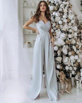 divawalk Women Pleated Strappy Jumpsuit-picture-1