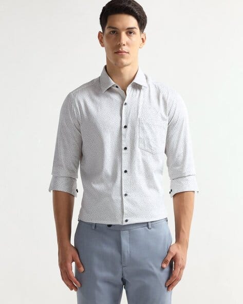 ARROW Men Block Print Slim Fit Shirt