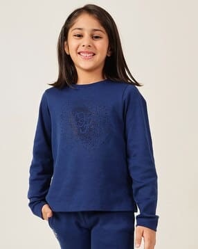 Women Relaxed Fit Cotton Sweatshirt-image-24