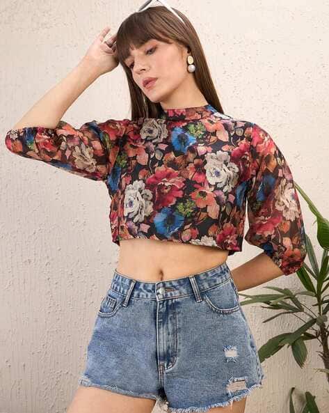 Sassafras Women Relaxed Fit Printed Top