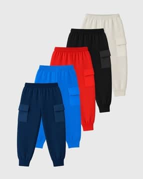 kuchipoo Boys Pack of 5 Cargo Joggers-picture-32