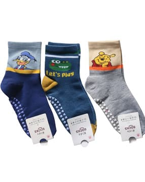 Boys Cotton Ankle Length Socks-image-36