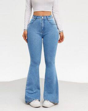 Women High-Rise Bootcut Jeans