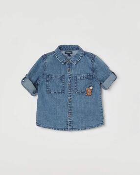 juniors by lifestyle Boys Regular Fit Spread-Collar Shirt-picture-14