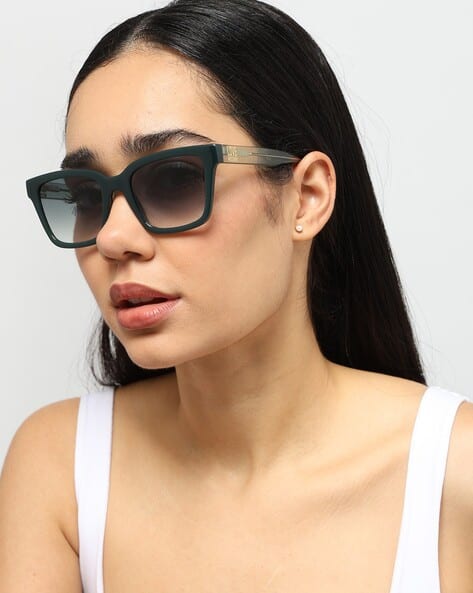 Love Moschino Green Square Women\'s Sunglasses MOSCHINO LOVE MOL057-1ED-53 Sunglasses Frame Size 53mm 140mm  main image 2
