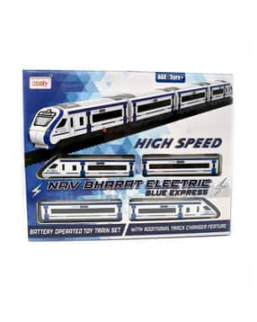 centy Nav Bharat Express Toy Train Set with Track-picture-27