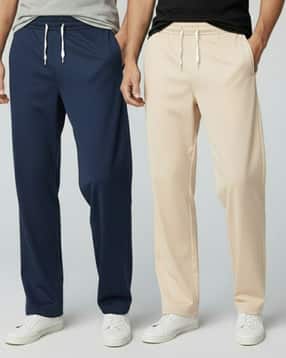 Men Pack of 2 Straight Track Pants with Insert Pockets-image-20