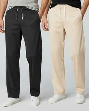 indiclub Men Pack of 2 Straight Track Pants with Insert Pockets-picture-10