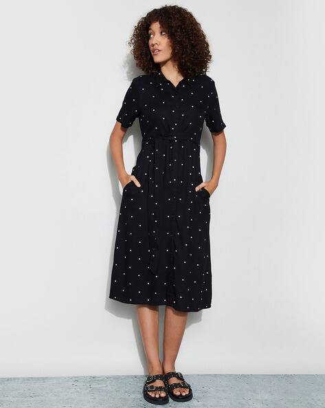 Fame forever by lifestyle Women Micro Print A-Line Dress