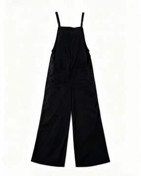 outzidr global Women Strappy Dungaree with Patch Pockets-picture-35