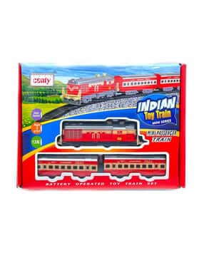 centy Battery Operated Mini Passenger Toy Train Set with Tracks-picture-24