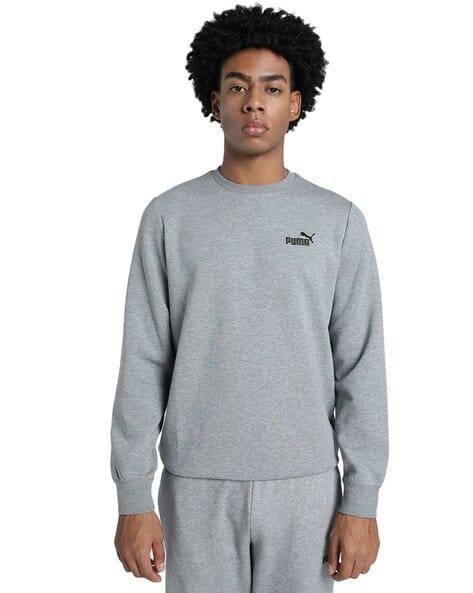 Puma Men No.1 Logo Regular Fit Crew-Neck Sweatshirt