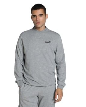 puma Men Small No. 1 Logo Regular Fit Crew-Neck Sweatshirt-picture-42