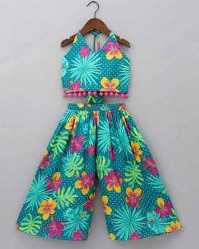 kidsflower Girls Floral Print 2-Piece Kurta Set-picture-39