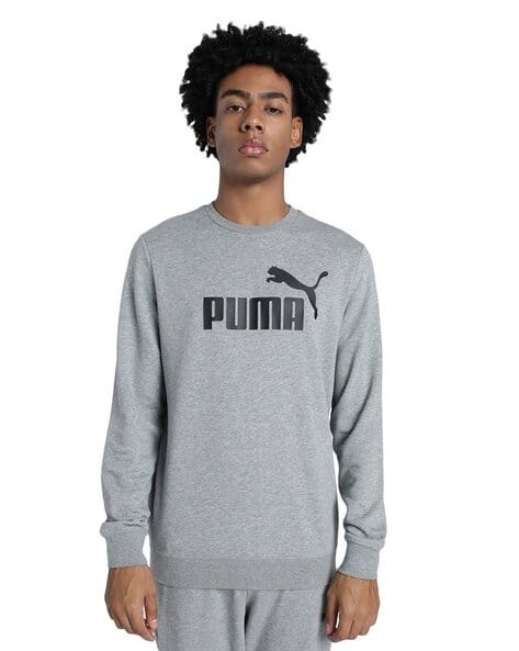 Puma Men No. 1 Logo Regular Fit Crew-Neck Sweatshirt