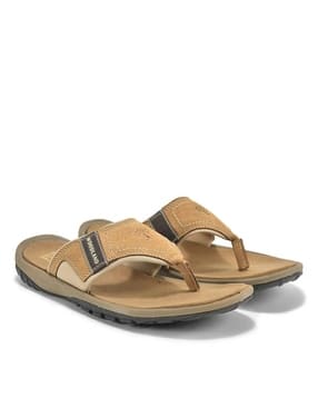woodland Men Round Toe Thong-Strap Slippers-picture-30