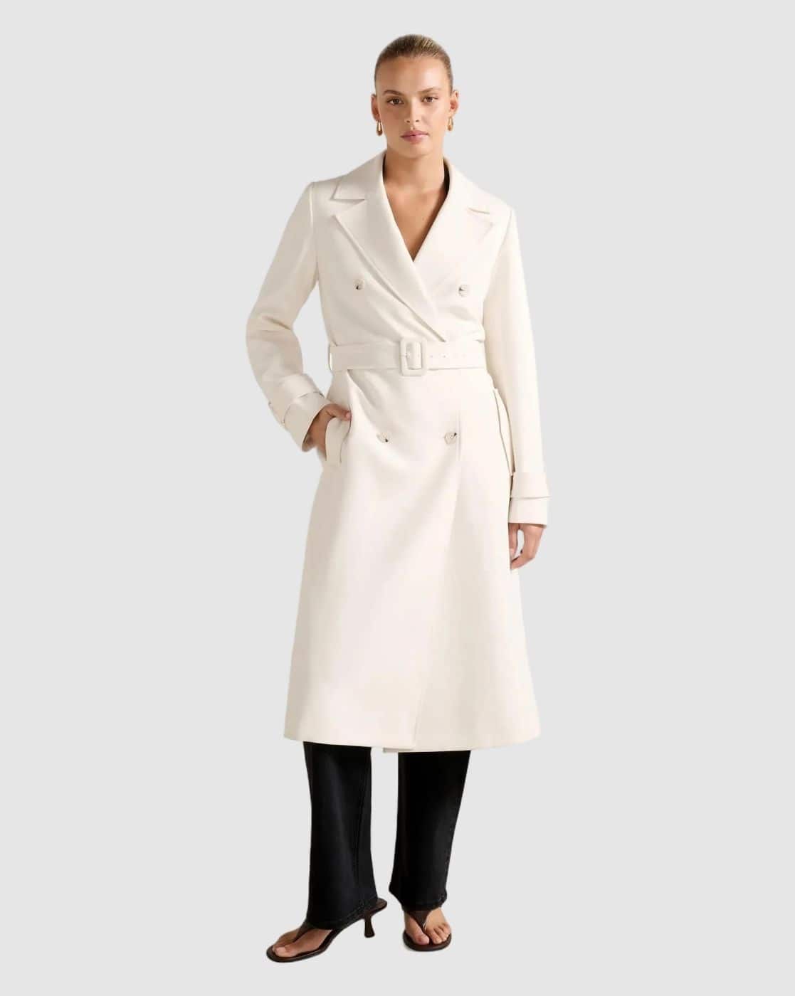 Buy Forever New Women Regular Fit Trench Coat Online | Ajio.com