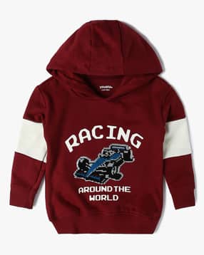 yousta Boys Typographic Print Regular Fit Hoodie-picture-17