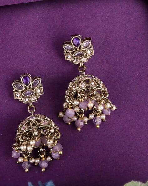 SALONI FASHION JEWELLERY Women Ethnic Kundan Earrings