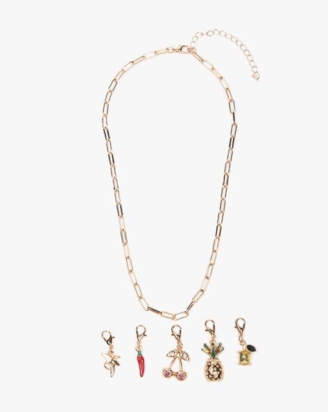 YOUSTA Women Gold-Plated Necklace with Pendants
