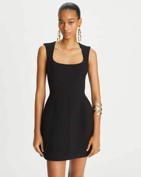 tory burch black mini dress Chic Black Tori Mini Dress