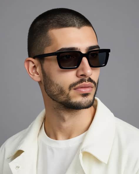 Ted Smith Men Full-rim Frame UV Protected Lens Sunglasses