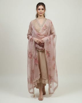nyrika Women Embroidery Straight Kurta with Pants & Dupatta-picture-35