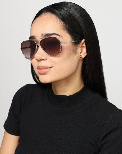 FOSSIL Women UV-Protected Aviators-2073534C359HA