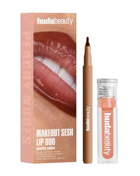 Pack of 2 Makeout Sesh Lip Duo - Peachy Nudes