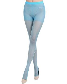 neska moda Women High-Rise Sheer-Through Stockings-picture-43