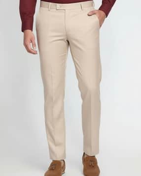 alpha tribe Men Slim Fit Flat-Front Trousers-picture-38