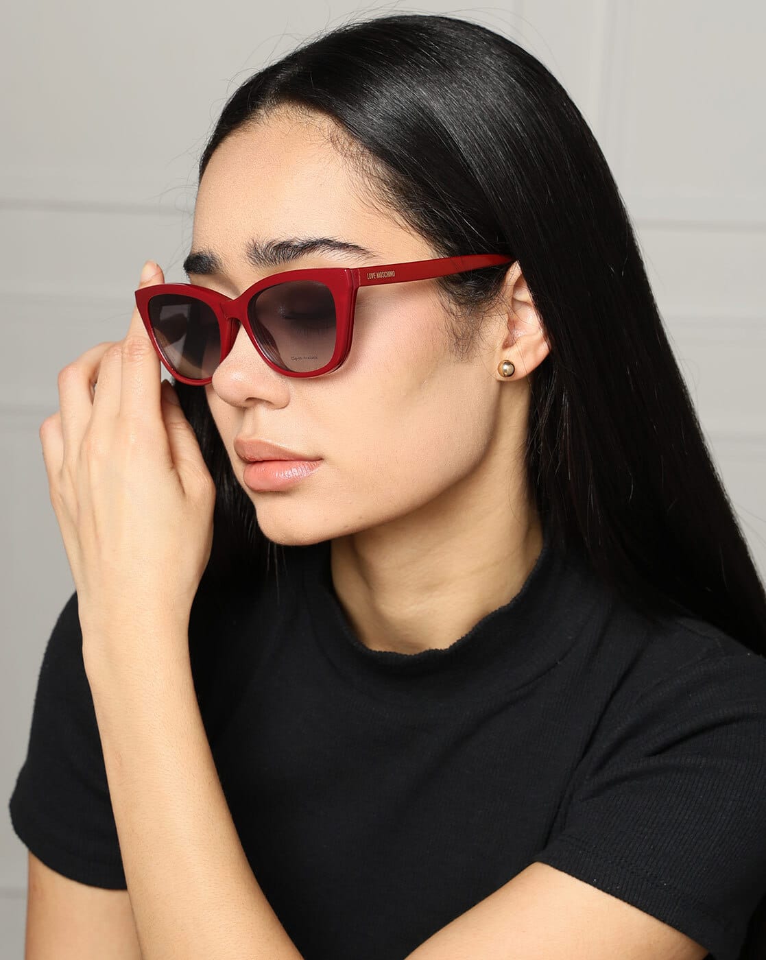 【LOVECHROME】 Buy Love Moschino Women UV-Protected Cat-Eye Sunglasses