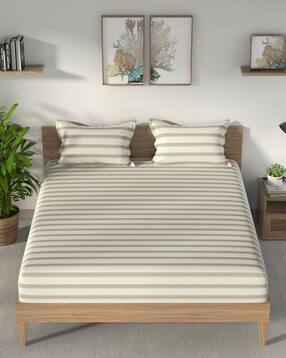 nautica Cotton King Bedsheet With 2 Pillow Covers -picture-18