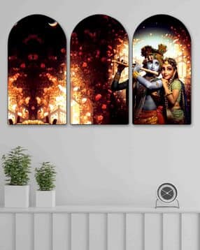 livin luxe Radha Krishna Wall Painting-picture-29