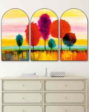 livin luxe Set of 3 Arch-Shaped Wall Art Paintings-picture-22