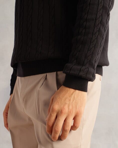 Thomas Scott Men Regular Fit Turtleneck Sweatshirt - Image 7