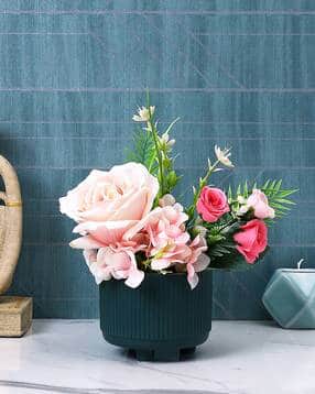 tayhaa Striped Matte Finish Cermaic Planter-picture-49